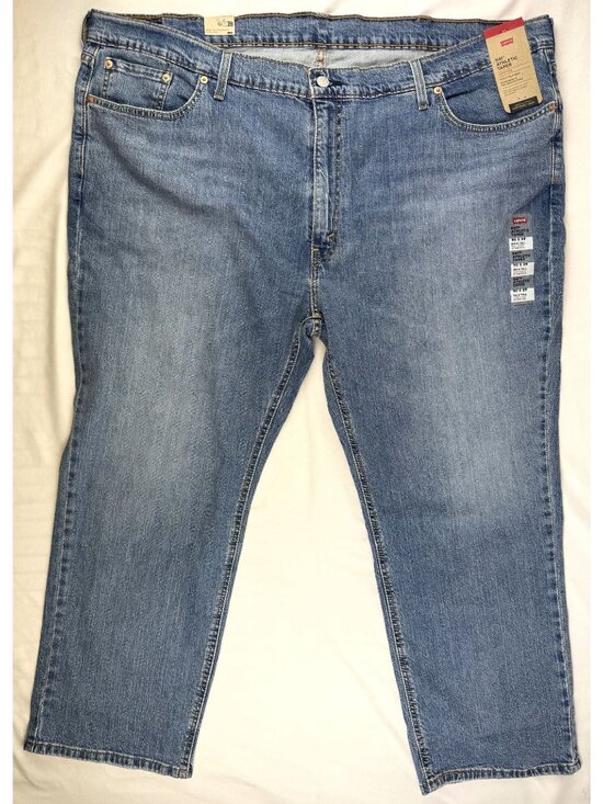 Levi's Other - NWT Levis 541 Athletic Taper Blue Jeans Men’s size 50x29 Stretch Light Wash